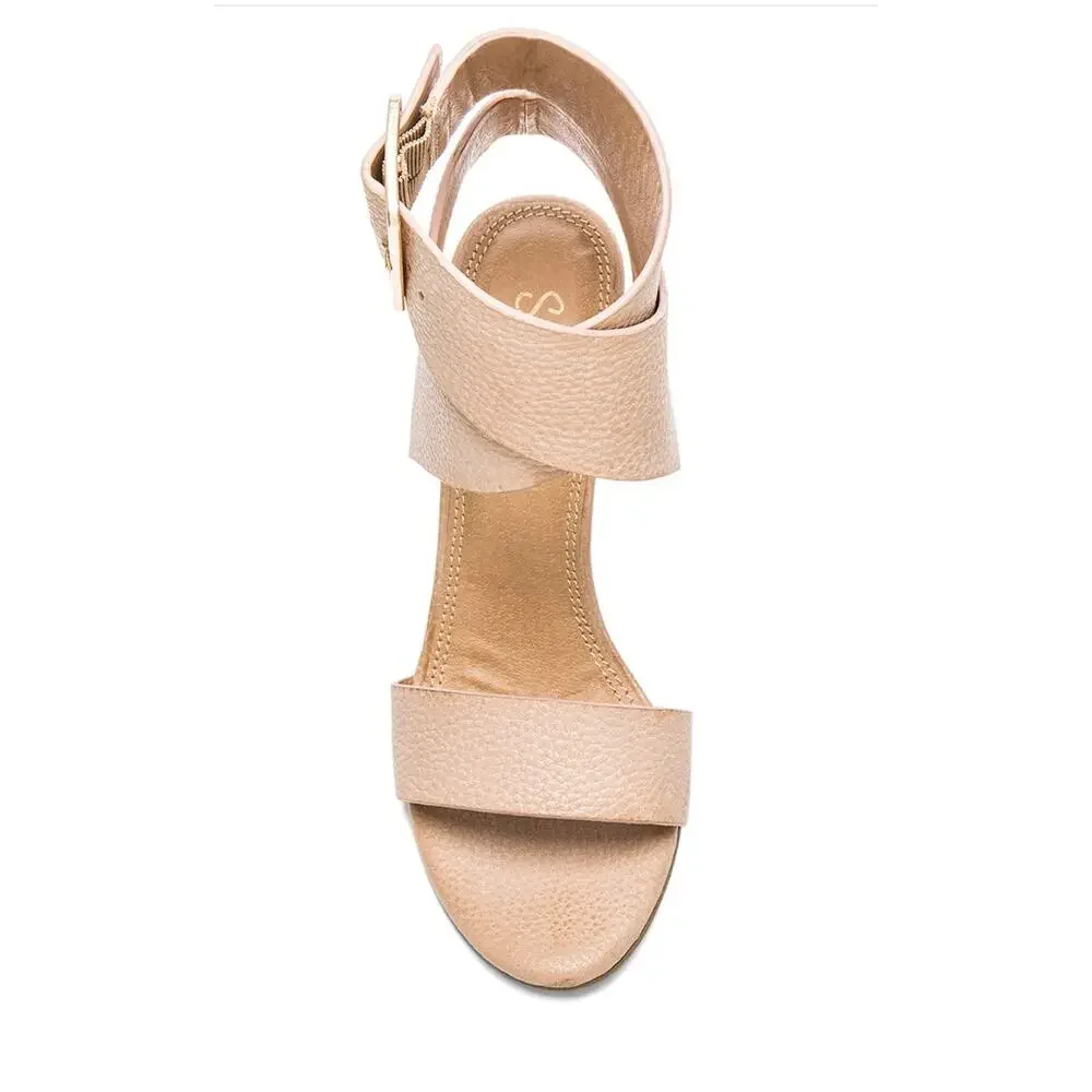Splendid Jayla Heel Tan Mushroom NWOB 8.5 Sandal